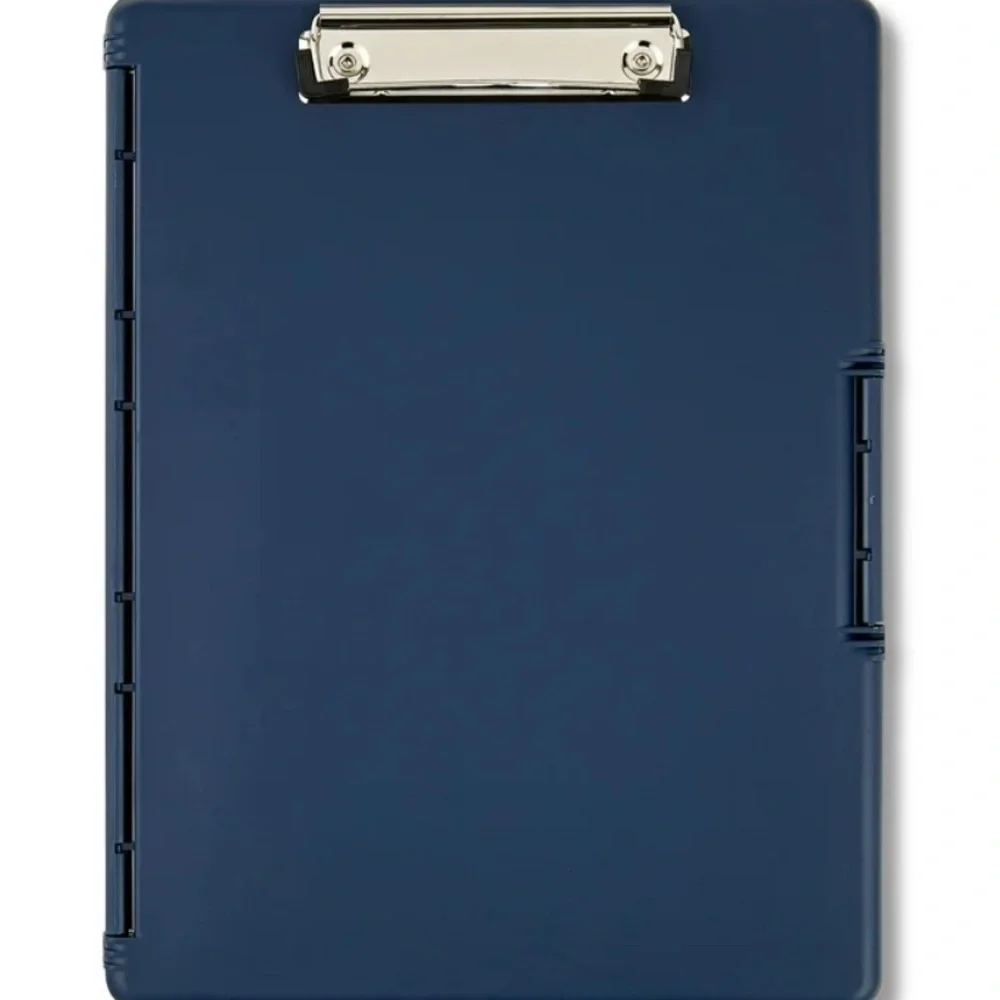 Navy Blue Tablet Holder with Clipboard